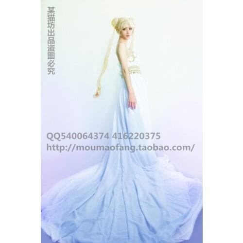 Princess moon Dress Cosplay Costume Wedding Gown for party