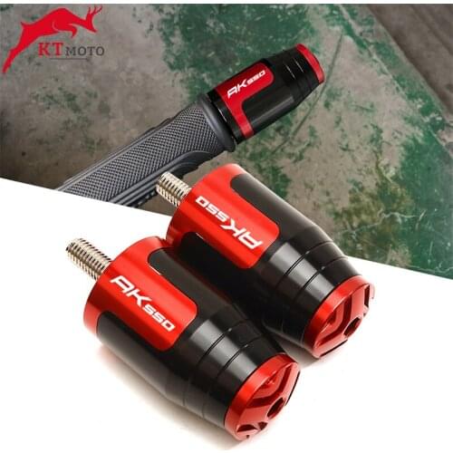 CNC Handlebar Grips Handle Bar Ends plug Anti Vibration For KYMCO AK550 AK 550 2017-2022 2018 2019 Motorcycle Accessories