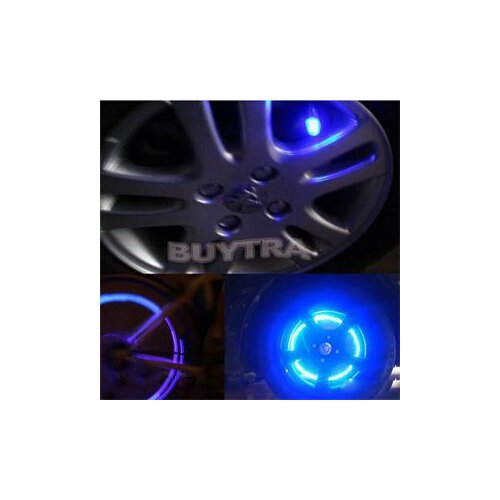 LED Wheel Valve Stem Cap Tire Motion Neon Light Lamp For Bike Bicycle Car Motorcycle high grade 2PCS