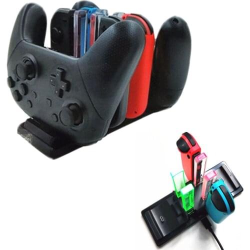 Storage Charging Dock Station Charger Stand For Nintend Switch Joycon and Switch Pro Controller Nintendos Switch Accessories