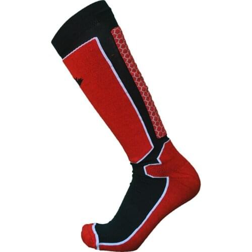 1 Pair Outdoor Sports Colorful Coolmax Thick Winter Warm Professional Ski Socks