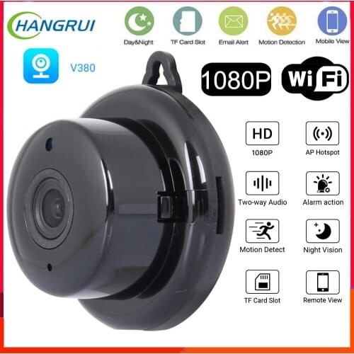 1080P Wireless Mini WiFi Camera Home Security Camera IP CCTV Surveillance IR Night Vision Motion Detection Baby Monitor HD Cam