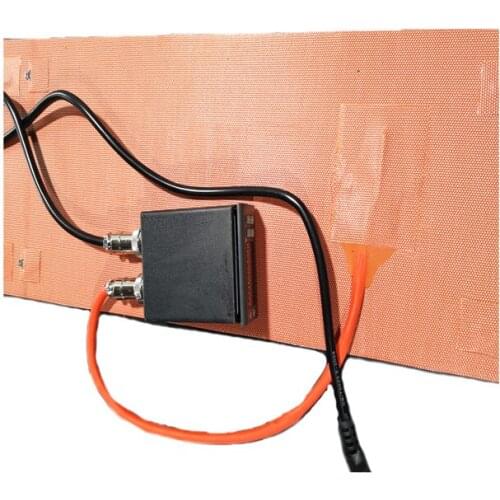 240V 669W 151*1265*1.5mm Silicone Gas Tank Heater Digital Thermostat on Wire 1800mm Lead Wire