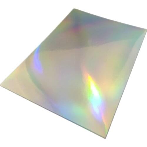 50 Sheets A4 Sticker Paper PET Adhesive Laser Printer Paper Holographic Label Sticker waterproof 297mm x 210mm