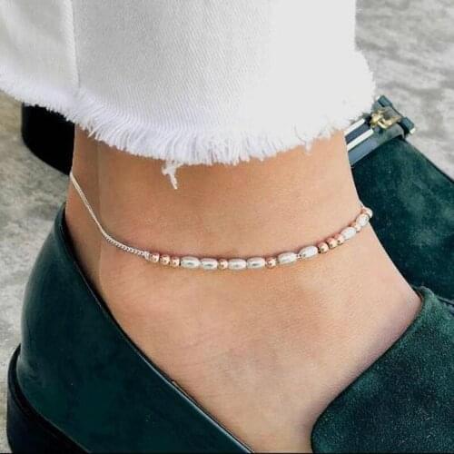 YADA Handmade Weave beads Anklets multicolor for Women Foot ankle Barefoot Sandals adjustable Bracelet ankle wholesale AT200075