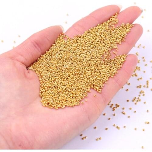 Golden 15/0 Japanese Seedbeads 1.5mm Uniform Metallic Bronze Round Spacer Glass Beads For DIY Jewelry Making Garments Accessory