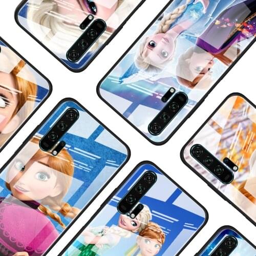 Disney Princess Aisha for Honor 30 20 10 9X Pro Plus Lite 8X Huawei Y8P Y6P Y5P Y9 Y7 Y6 2019 Tempered Glass Phone Case