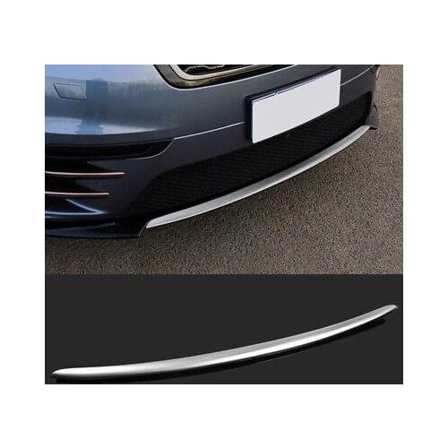 Stainless Front Bumper Lip Decoration Cover Trim For Range Rover Velar 2017-2018