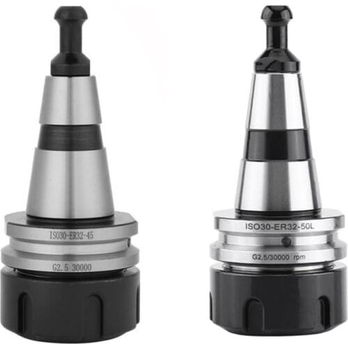ISO30 ER32 Balance Collet Chuck G2.5 24000rpm CNC Toolholder Stainless Steel With Pull Stud Milling Lathe