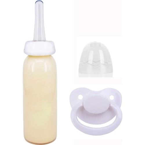 TEN@NIGHT ABDL adult Bottle with Adult Pacifier Set Cute ddlg Nipple holder Bottle rolepacifiers and accessories little space
