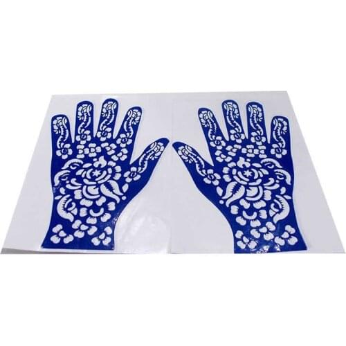 Henna Stencil Hand Pattern 03