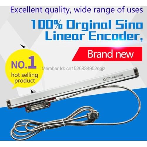Sino Linear encoder KA300 120 170 220 270 320 370 420mm 0.005mm TTL linear scale 5micron with 3meter cable for milling lathe