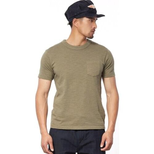 Mens T-shirts Mens Summer Short Sleeve O-neck Vintage T-shirt High Quality Cotton American Casual Wear Tees Tops Male Clothes