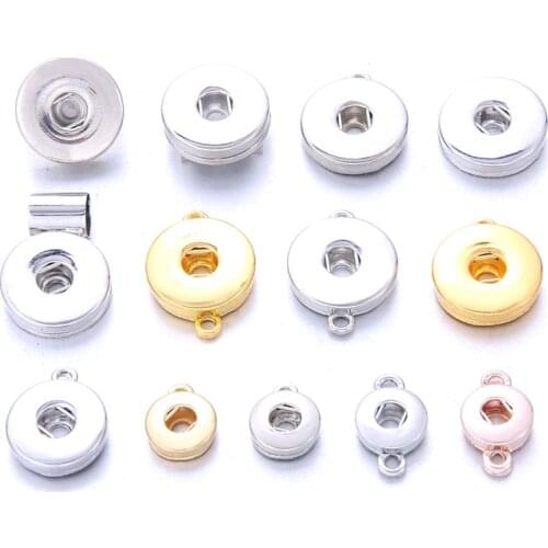 Papa snap Wholesale Snaps Jewelry 12mm 18mm Snap Findings Accessories Pendants fit Handmade snap Necklace Bracelet buttons