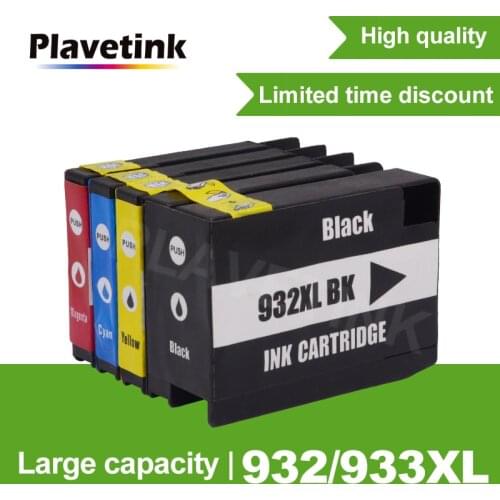 Plavetink Compatible Ink Cartridge Repalce For HP 932 933 932XL 933XL Officejet 6100 6600 6700 7110 7610 7612 7510 7512 Printer