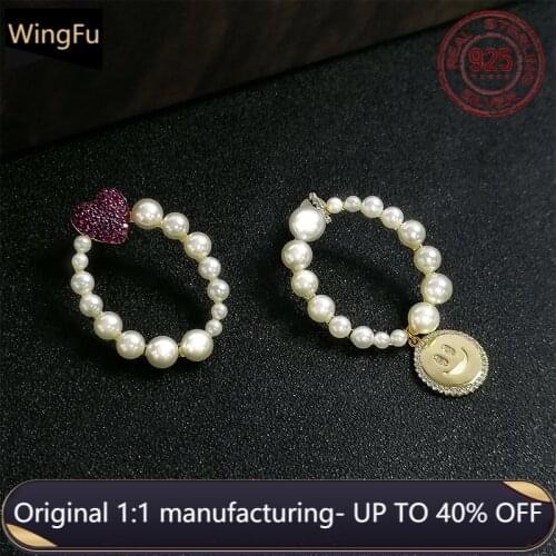 Women925 natural pearl smiley face pendant earrings luxury brand monaco jewelry anniversary gift