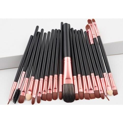 2/5/20PCS Makeup Brushes Pro Pink Brush Set Powder EyeShadow Blending Eyeliner Eyelash Eyebrow Make up Beauty Cosmestic Brushes