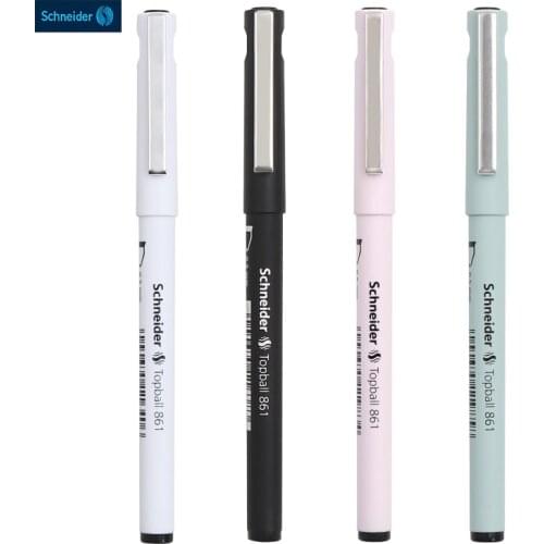 4 Pcs German Schneider Gel Pens Students Use 861 To Write Pure Color Simple Business Signature Special Large Capacity 0.5mm