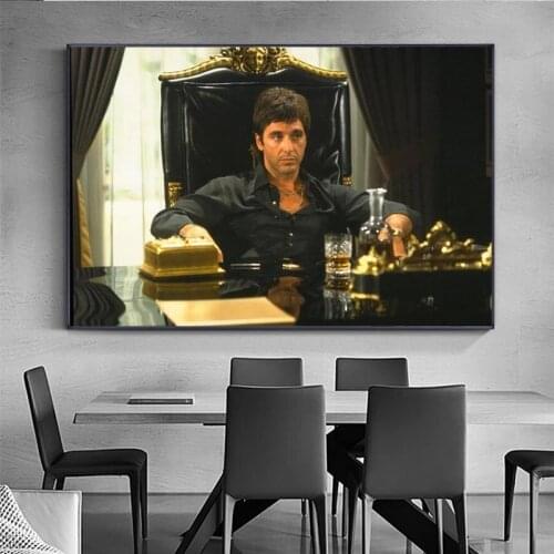 5D DIY Diamond Painting Tony Montana Full Drill Cross Stitch Kits Portrait Pictures Of Rhinestones Embroidery Mosaic Home Decor