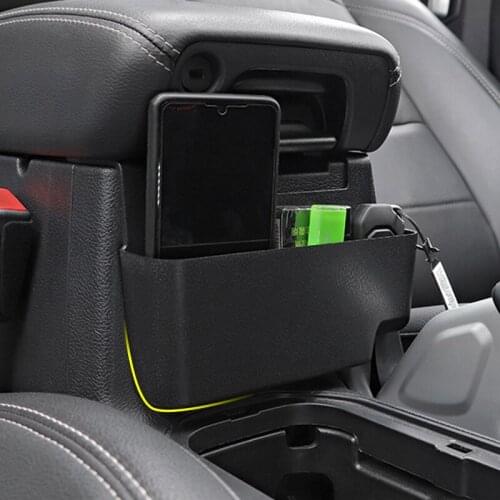 Car Central Control Armrest Box Non-destructive installation Hanging Storage Box For Jeep JL Wrangler 18-21 interior accessories