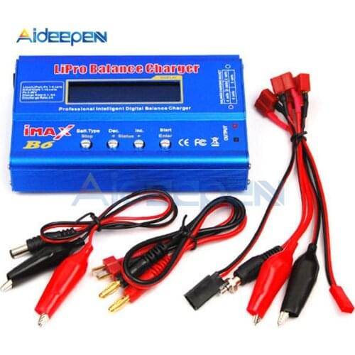 B6 Lithium Battery Charging Power Adapter balanced Li-ion Ni-Cd LiFe NiMH RC Balance Charging Discharger
