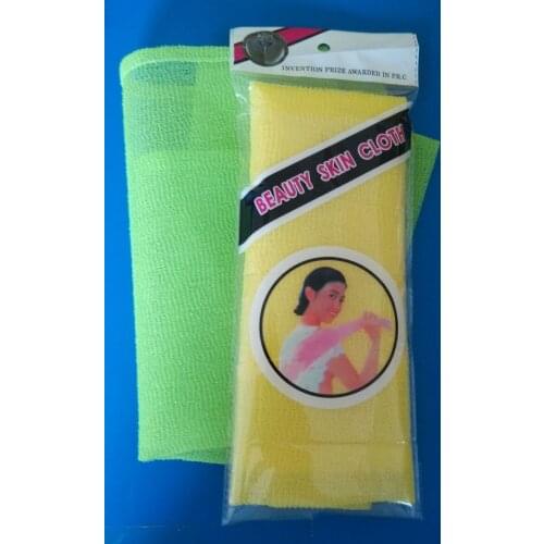Free shipping beauty skin cloth exfoliating wash cloth japanese body wash towel nylon bath towel skin polishing towel 200pcs/lot