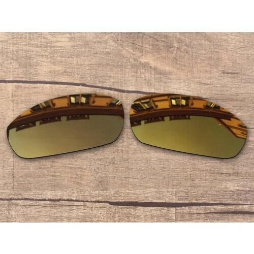 Vonxyz Bronze Mirror Polarized Replacement Lenses for-Oakley Blender Frame