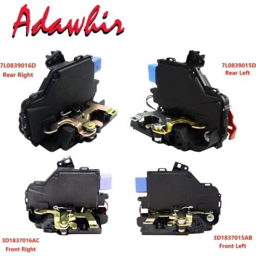 Central door lock for Seat ALTEA TOLEDO Skoda OCTAVIA VW GOLF JETTA TOURAN TOUAREG 7L0839016D 7L0839015D 3D1837016AC 3D1837015AB