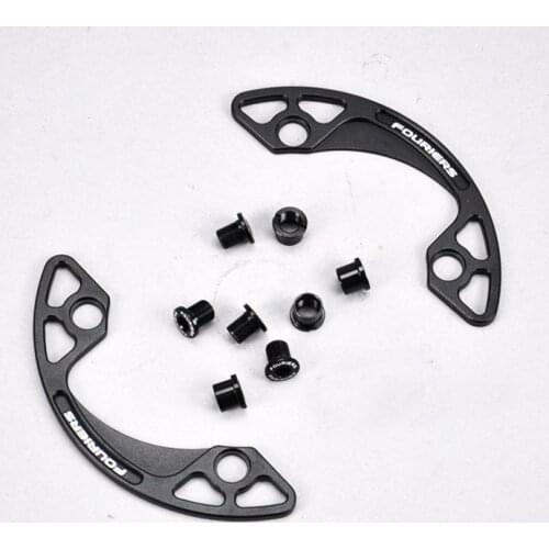 Fouriers CG-DX002 CNC Alloy MTB Bike Bicycle Chain Bash Guard Mount Chainring Guide 30-40T P.C.D 104mm bike Crankset Protection