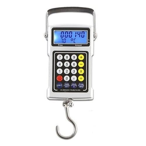 New 50Kg Digital Fish Portable Electronic Luggage Hook Hanging Weighting Scale
