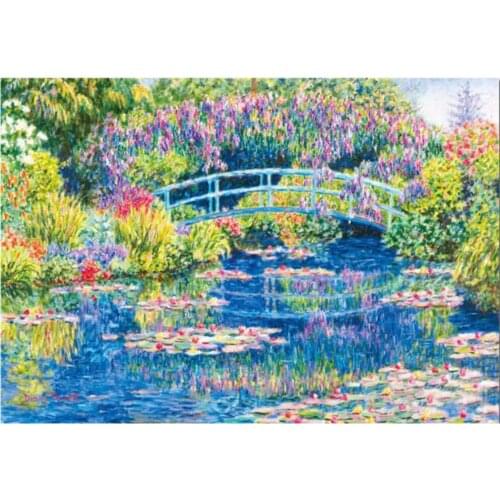 Claude Monet Water Lilies nature Full Square Round 5D DIY Diamond Painting needlework Diamond Embroidery Cross Stitch kits