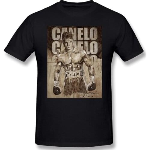 Saúl Canelos Álvarez Classic Casual Mens Basic Short Sleeve T-Shirt R257 Tops Tees European Size