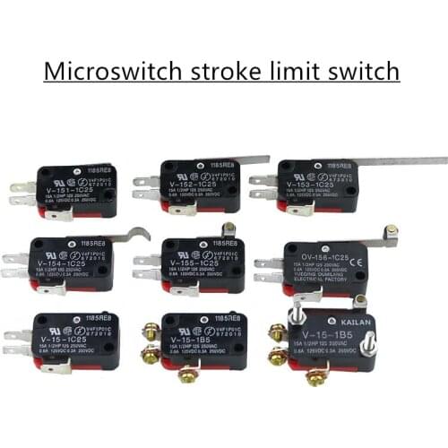Microswitch stroke limit switch V-15-1C25 / V-151-1C25 / V-152-1C25 / V-153-1C25 / V-154-1C25 / V-155-1C25 / V-156-1C25 V-15-1B5