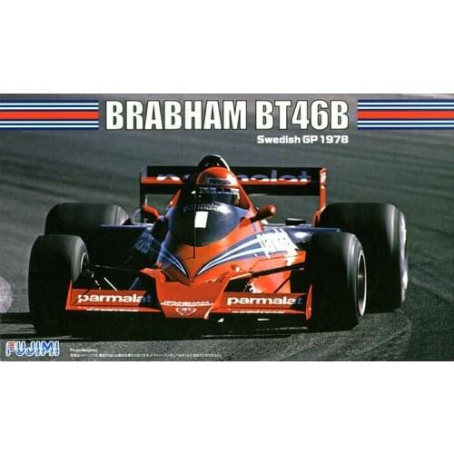 Fujimi plastic assembly car model 1/20 scale F1 racing car Brabham BT46B Sweden station Niki Lauda1978 adult collection DIY09203
