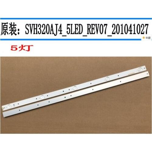 New Kit)2 PCS 5LEDs 580mm LED backlight strip for LED32EC200 SVH320AJ4 5LED REV07 201041027