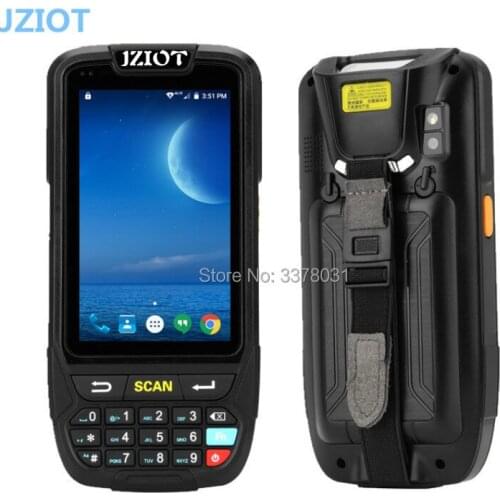 Portable Android 5.1 handheld PDA barcode scanner with 4.0 inch screen with Android os