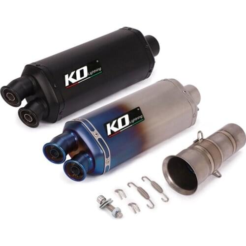 Slip-on Exhaust Set Motorcycle Titanium Converter 51mm Muffler Modified for Super Adventure 1290 R/S/T Adventure 1050 1090 1190