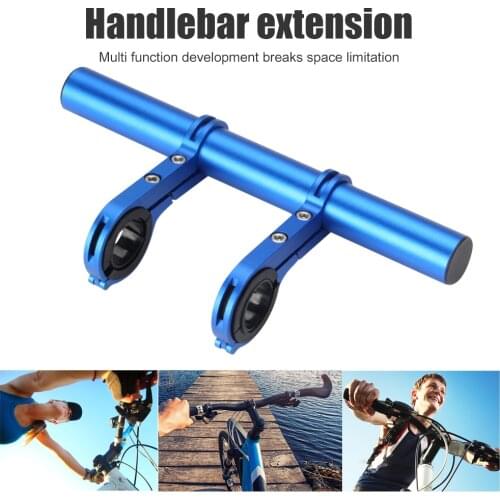 30cm Bike Handlebar Extender Double Clamp MTB Mountain Road Bicycle Bracket Extension Support Rack Alloy Cycling Accessories