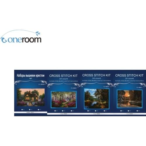 Street night Similar dim DMC threads DIY Handmade Counted Cross Stitch Needlework Set Embroidery Kit Home Decoration