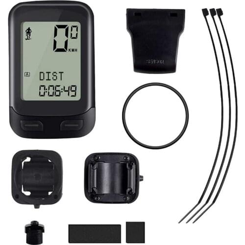 WEST BIKING Bike Computer,18 Functions Bike Wireless Bicycle Speedometer Waterproof Lcd Display Cycling Odometer Speedometer