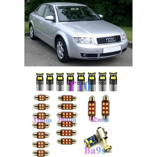 Interior LED Lights Replacement for audi a4 b5 b6 b8 b7 a6 c5 c6 a3 b5 q5 a6 a5 a1 a2 a3 a7 q3 q5 Accessories Package Kit WHITE