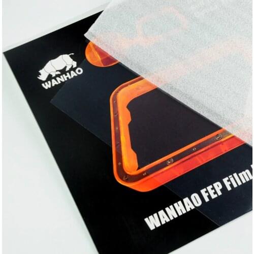 Wanhao D8 Spare Part FEP Film 0.15mm*200mm*270mm for Duplicator 8 DLP/SLA 3D Printer
