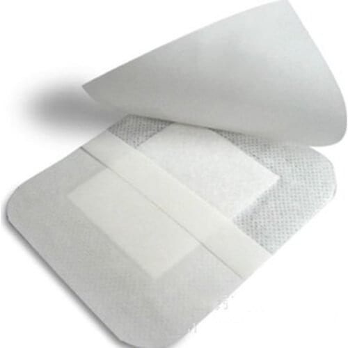 10PCs Large Size Non-woven Adhesive Dessing With Non-Adhering Pad,Bandage Wound Adhesive Wounds Medical First Aid Supplies