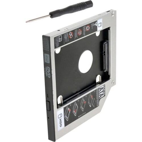 12.7mm SATA 2nd SSD HDD Caddy for HP ProBook 6360b 6470b 6475b 6570b 6575b 6555b Hard Disk Drive Caddy