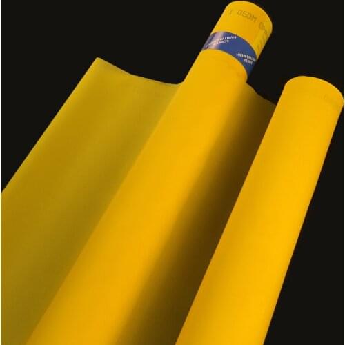 120T 300Mesh 40UM 165CM Yellow 5Meter Polyester screen printing mesh stencil fabric
