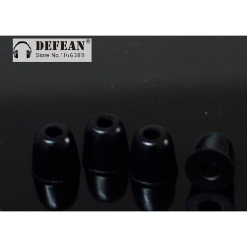 2 X black Memory foam earbuds tips for IE8i IE80 IE6 IE7 IE8 EarphonesFree shipping alistore