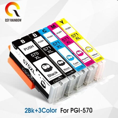 5 XL Compatible for canon pixma mg5750 + MG-5751 MG-5752 MG-5753 ink cartridges for Pixma MG6850 MG6851 MG6852 MG6853