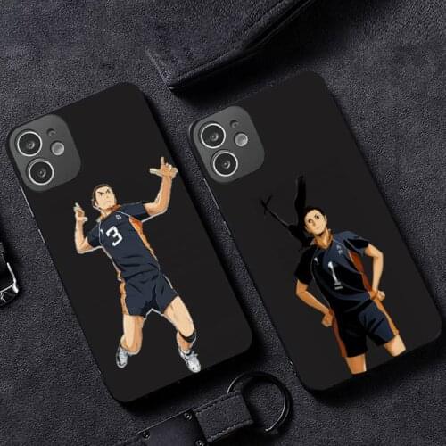 Anime volleyball boy cut Phone Case for iPhone 12 11 mini pro XS MAX XR 8 7 6 6S Plus X 5S SE 2020