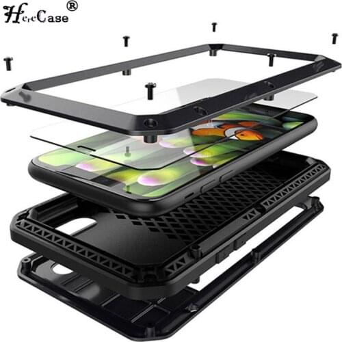 Doom Armor Metal Aluminum Phone Case For iPhone 11 Pro XS MAX XR X 6 6S 7 8 Plus 5S 5 Full Body Cover Case Shockproof Fundas