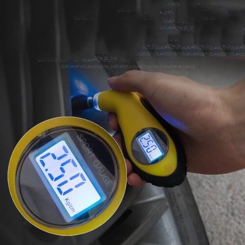 Electronic digital tire pressure gauge Car tire pressure gauge Digital tire pressure gauge Barometer barometer